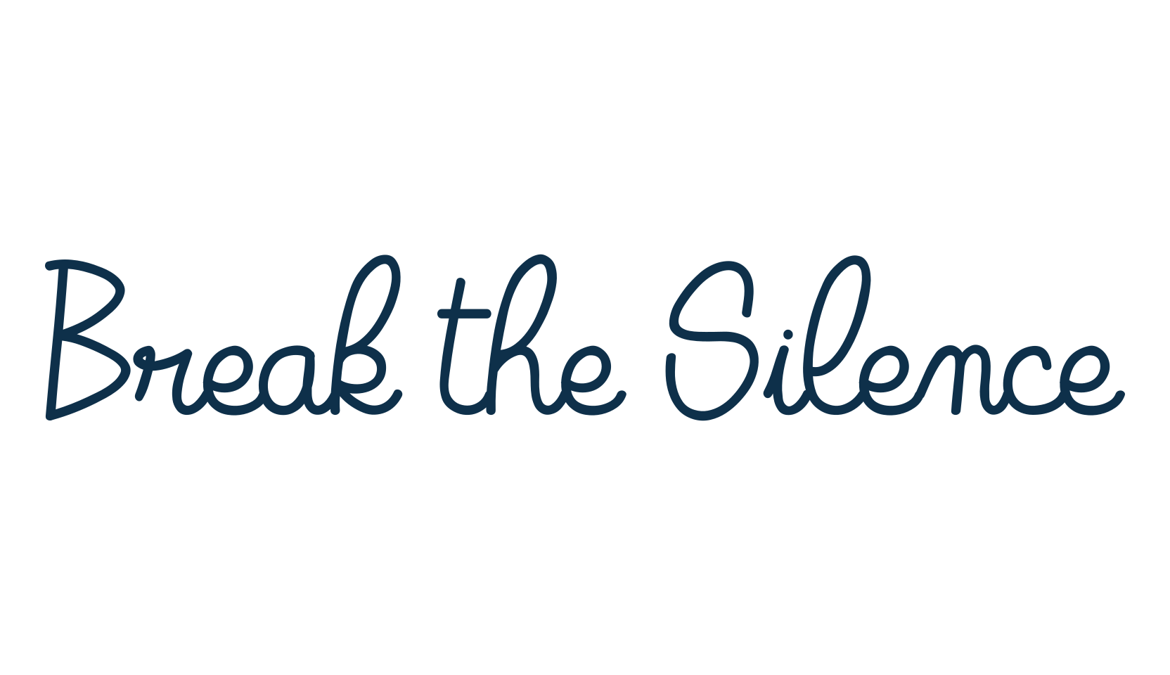 Break the Silence, fancy decorative font preview