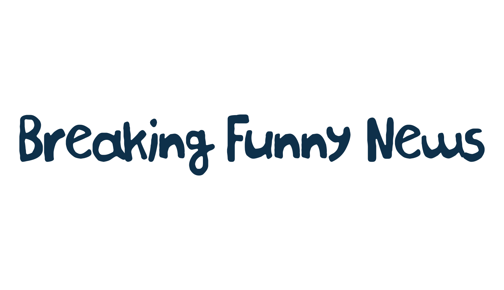 Breaking Funny News, fancy cartoon decorative font preview