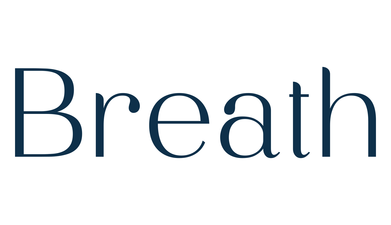 Breath, serif font preview