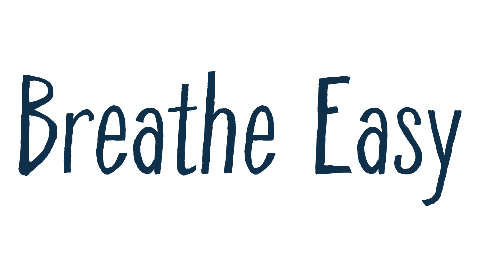 Breathe Easy, display market font preview