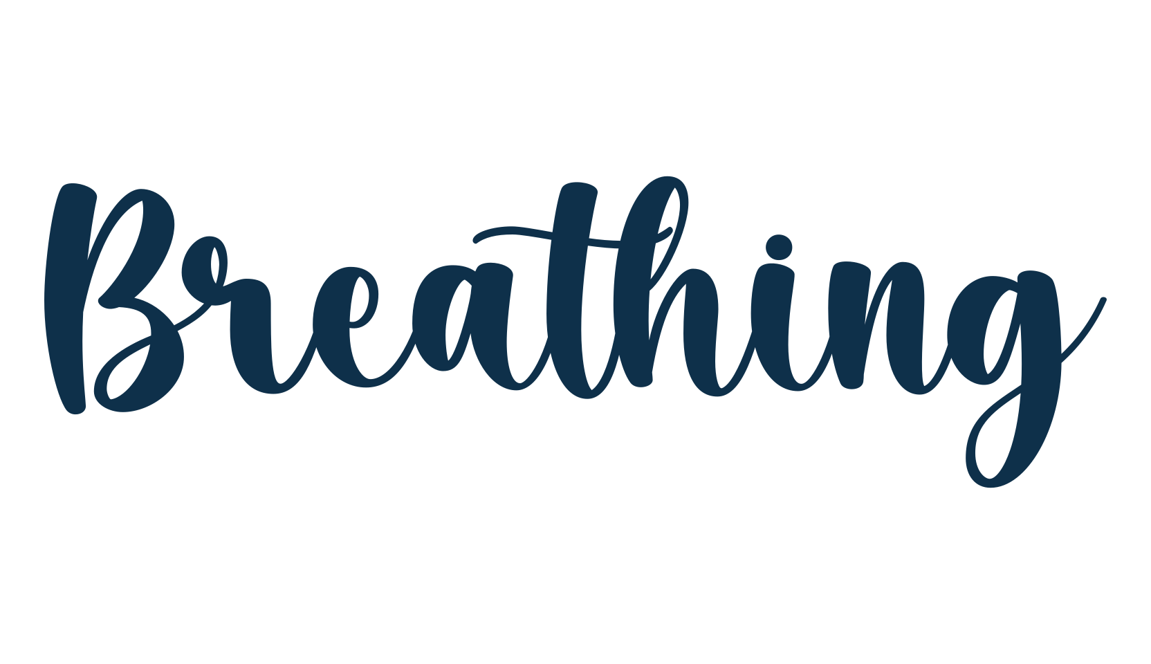Breathing (breathing-2), fancy various decorative script calligraphy font preview