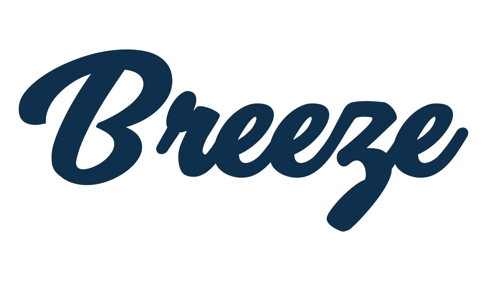 Breeze, script calligraphy fancy decorative font preview