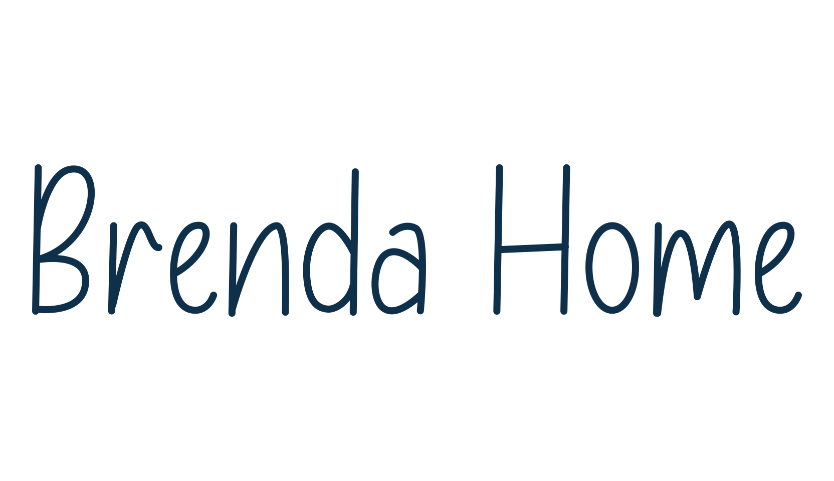 Brenda Home, script handwritten fancy decorative calligraphy font preview