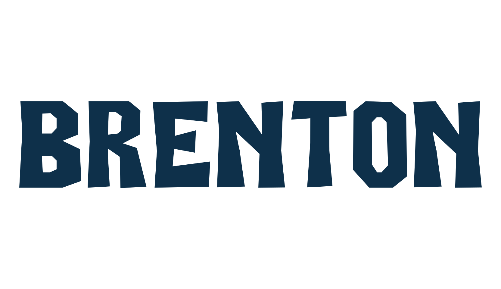 Brenton, cartoon font preview