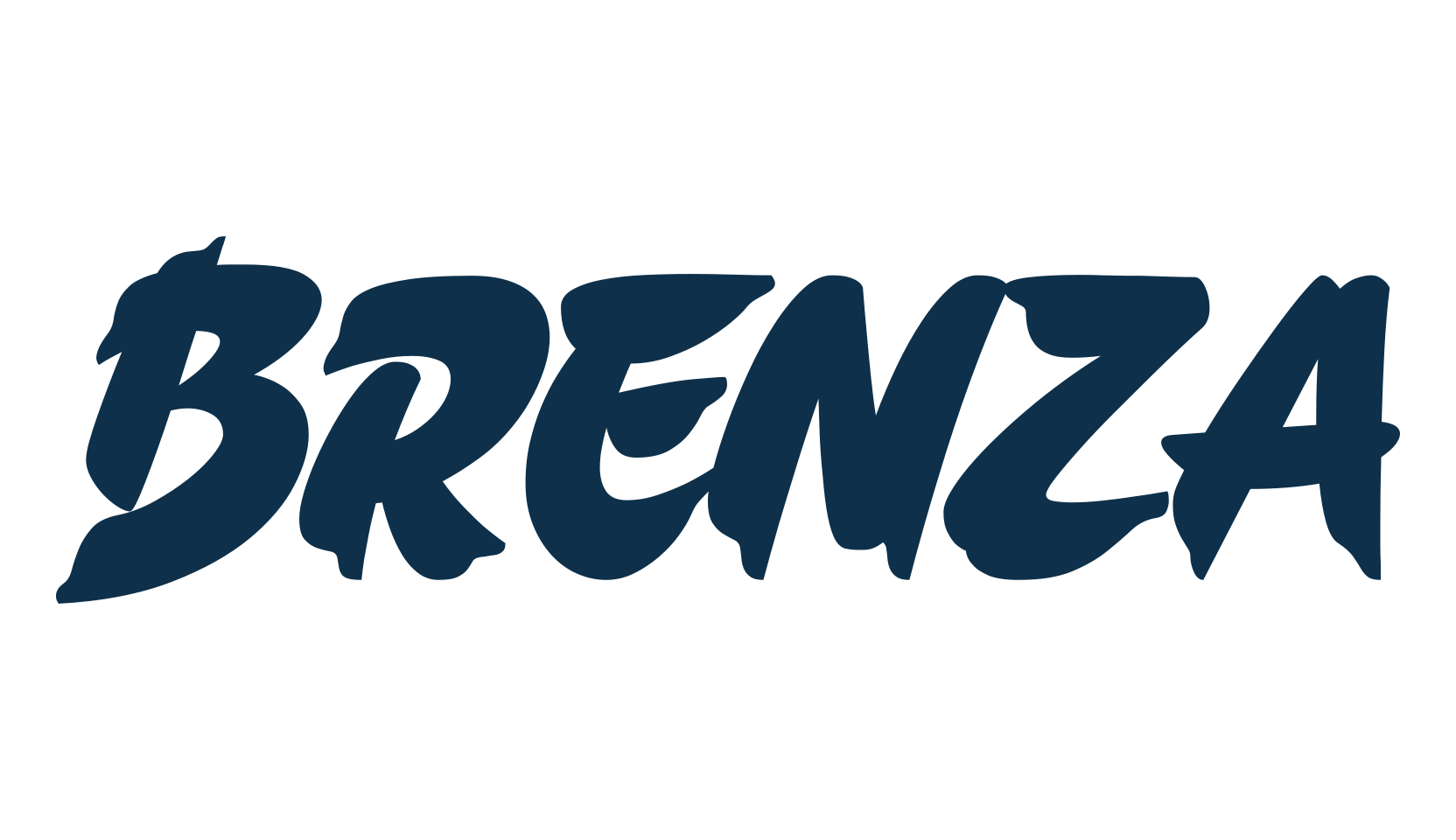 Brenza, script brush fancy decorative calligraphy font preview