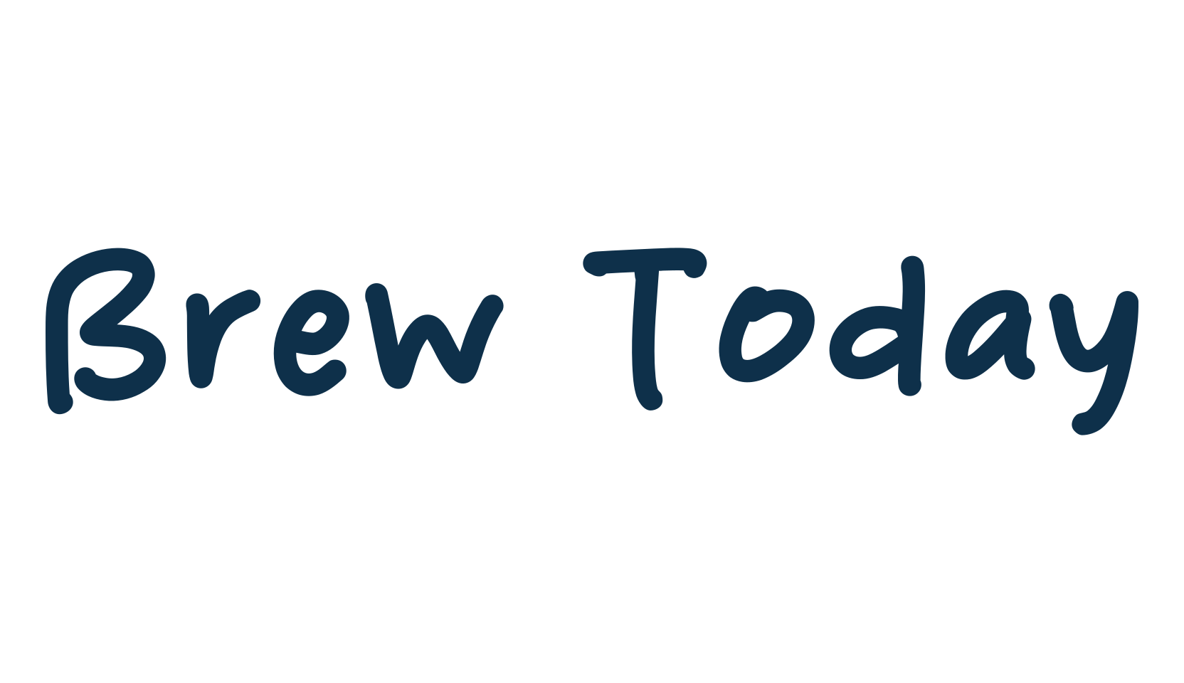 Brew Today, fancy cartoon decorative font preview