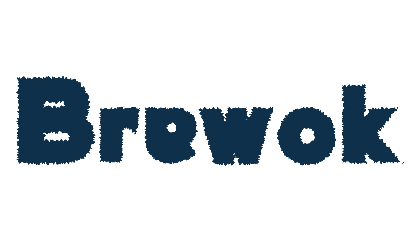 Brewok, eroded font preview