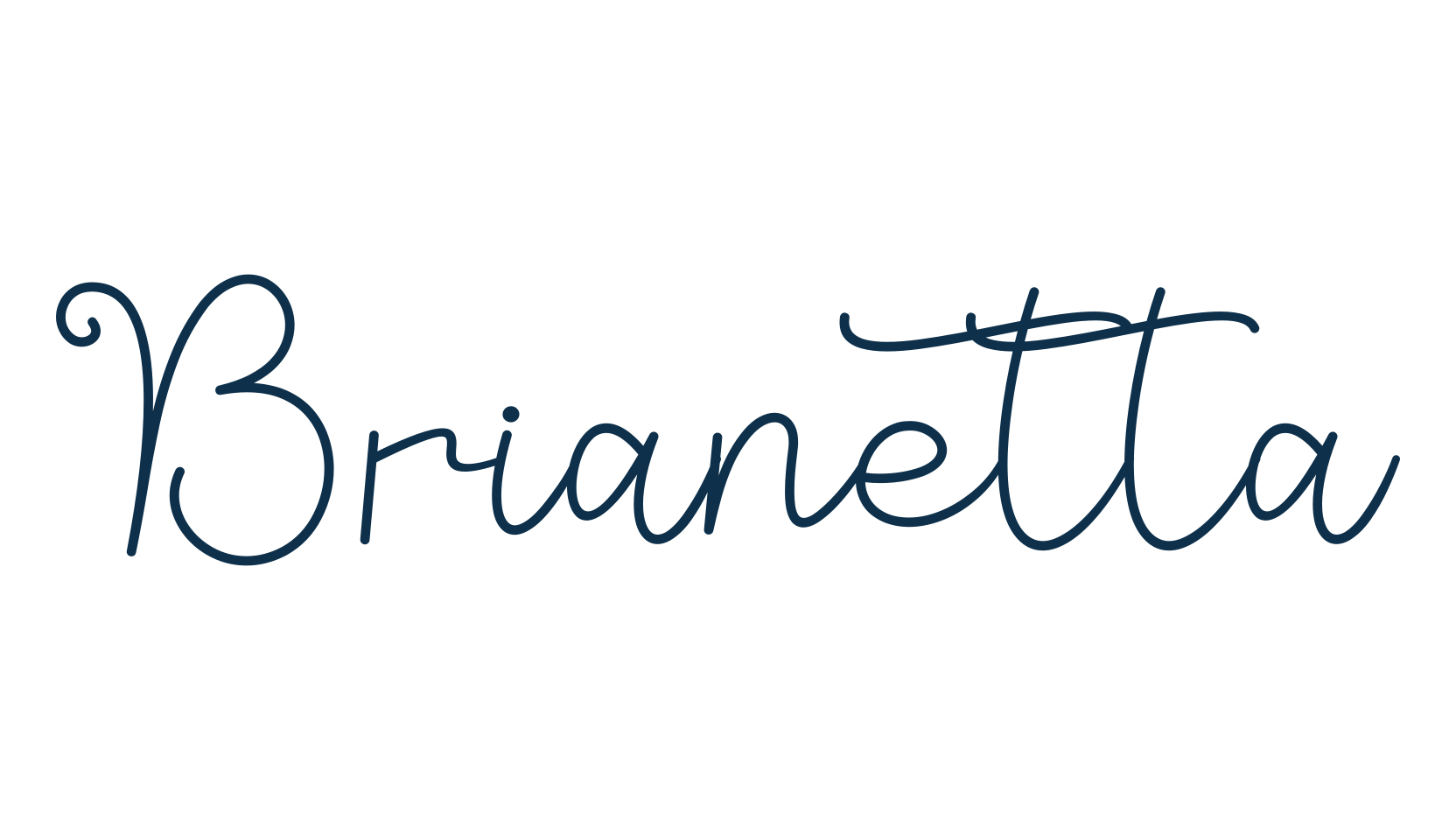 Brianetta, fancy decorative font preview