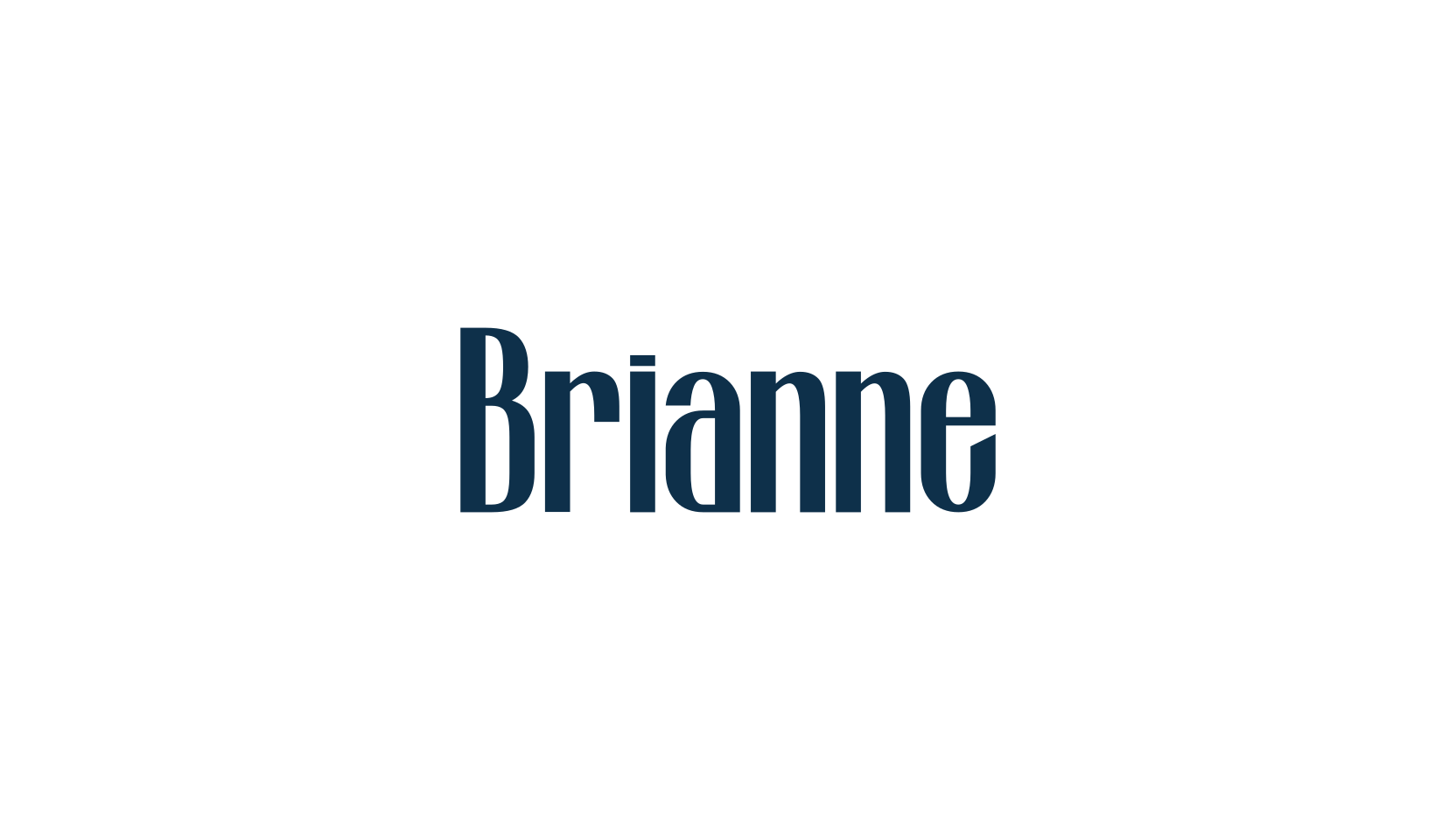 Brianne, sans serif font preview