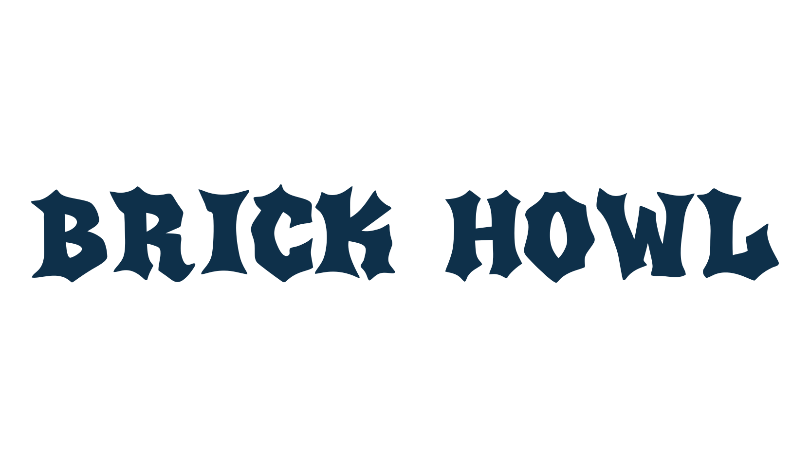 Brick Howl, graffiti font preview