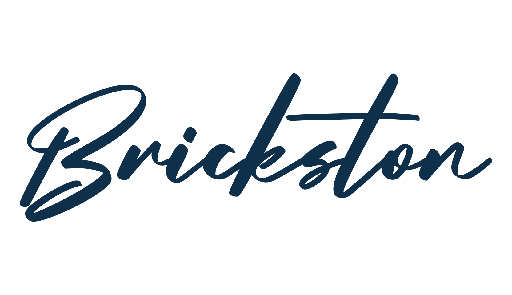 Brickston, handwriting font preview