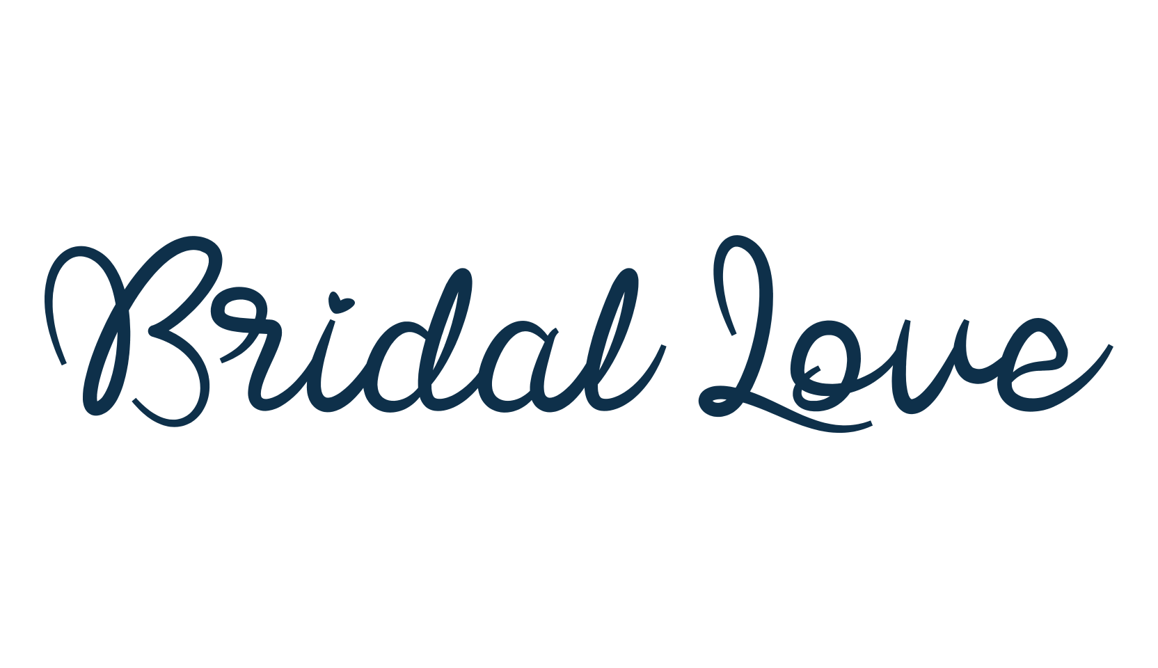 Bridal Love, fancy decorative font preview