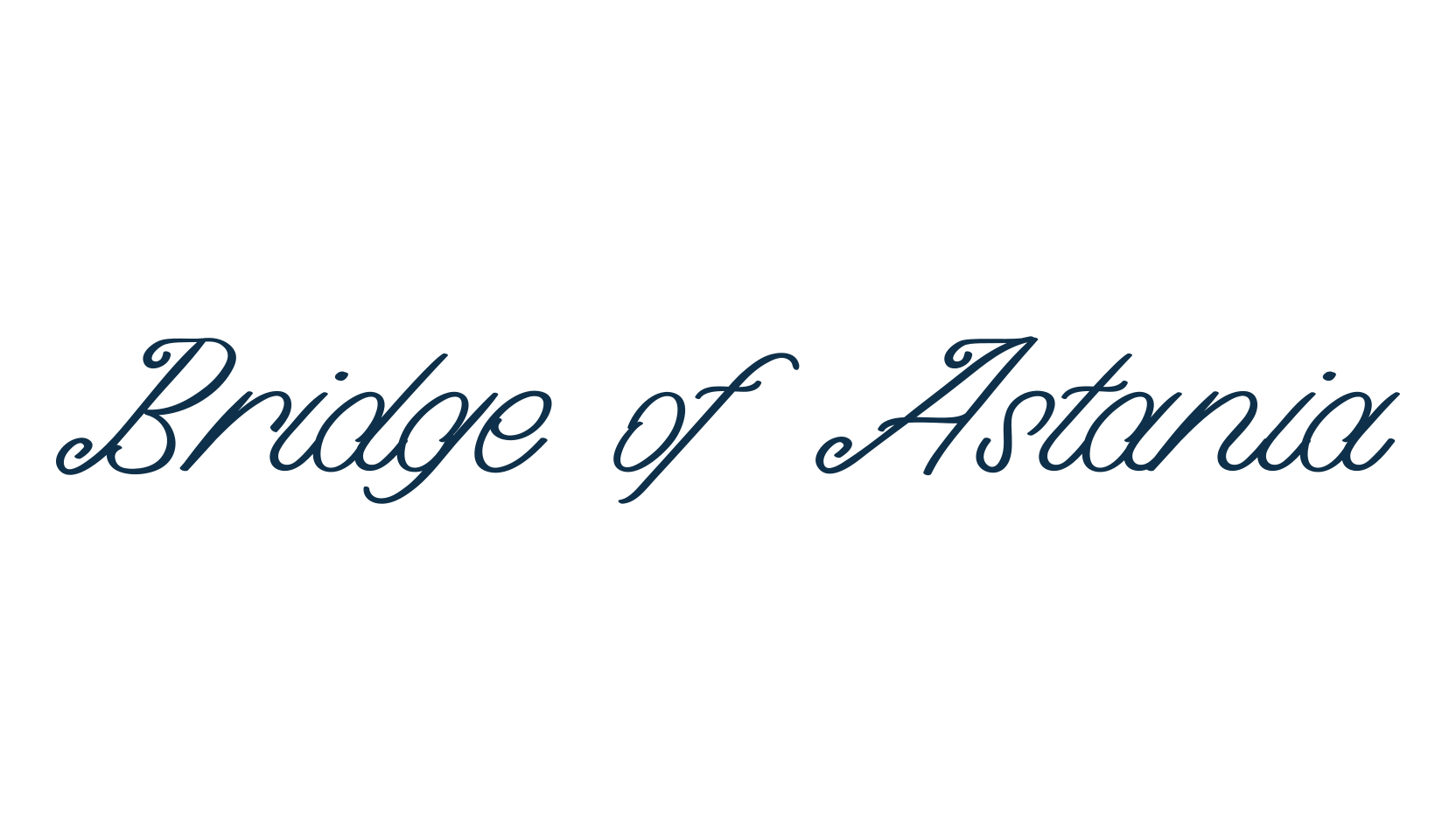 Bridge of Astania, fancy decorative font preview