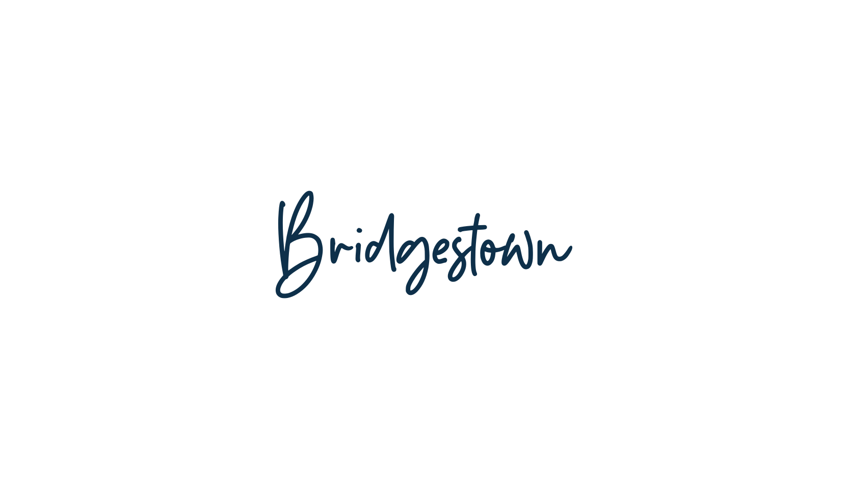 Bridgestown, script handwritten fancy decorative calligraphy font preview
