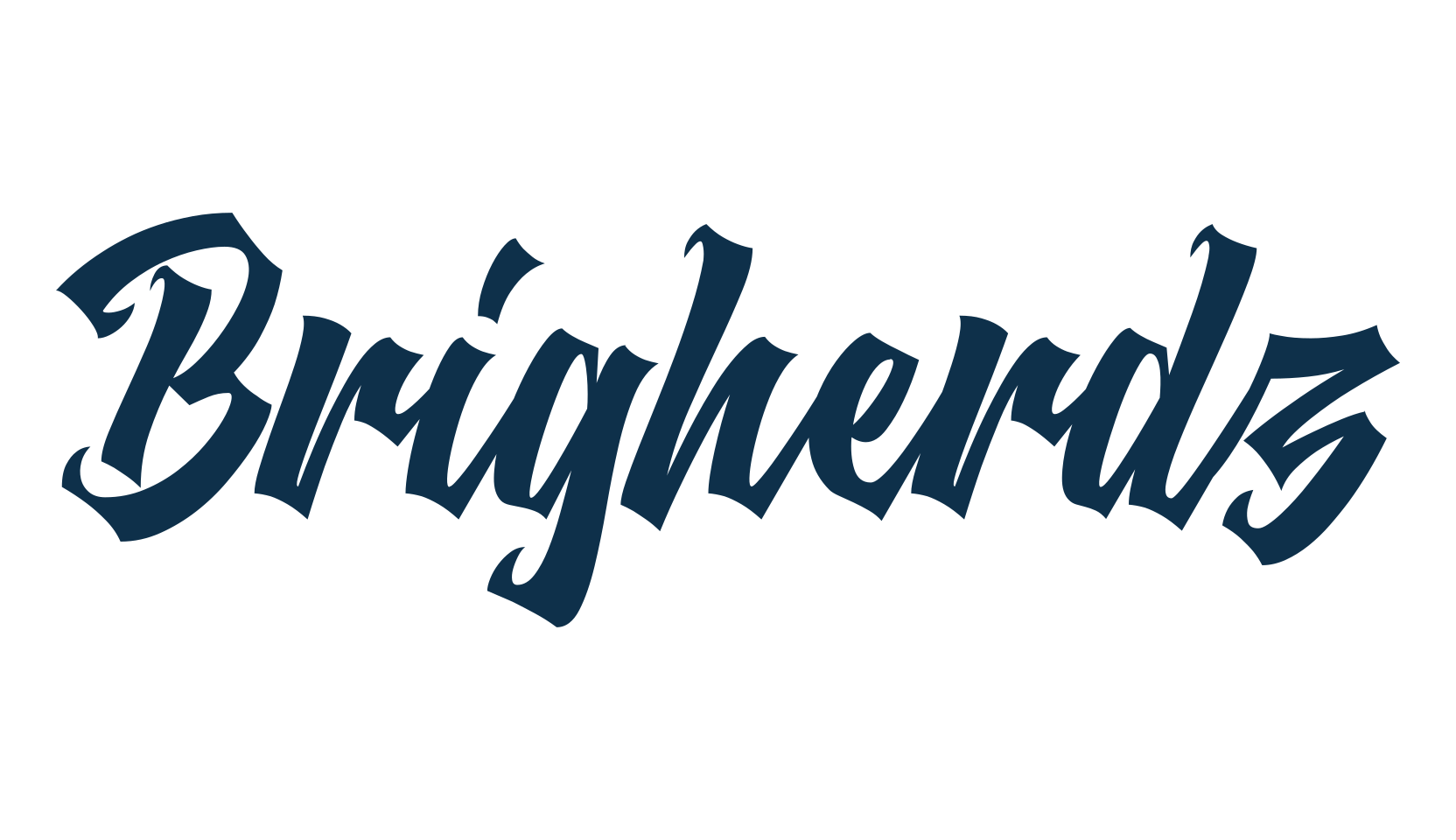 Brigherdz, graffiti font preview