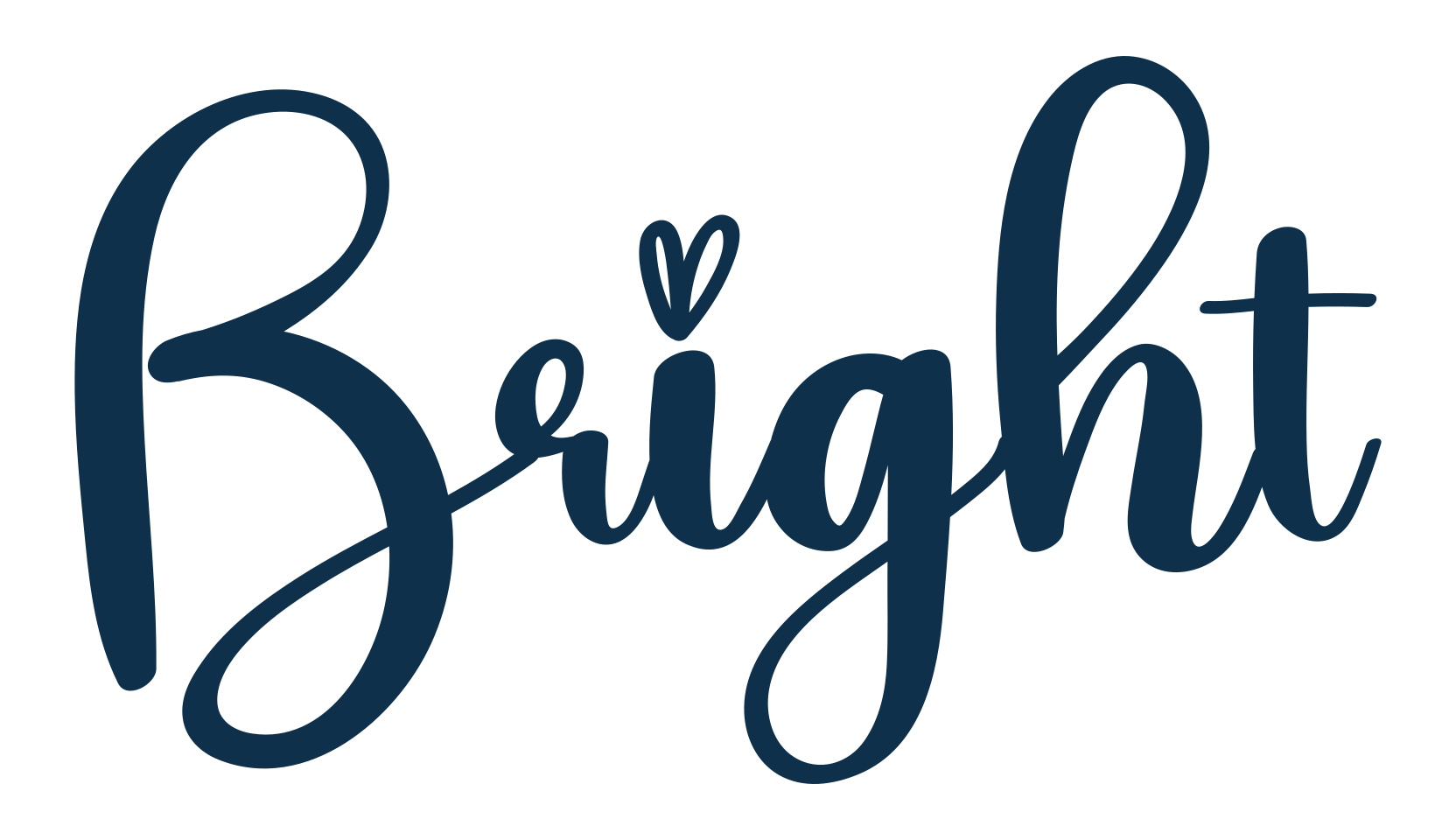Bright (bright-4), calligraphy font preview