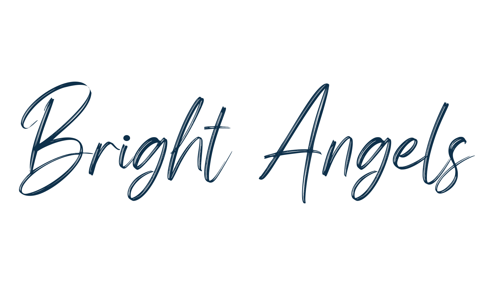 Bright Angels, handwriting font preview