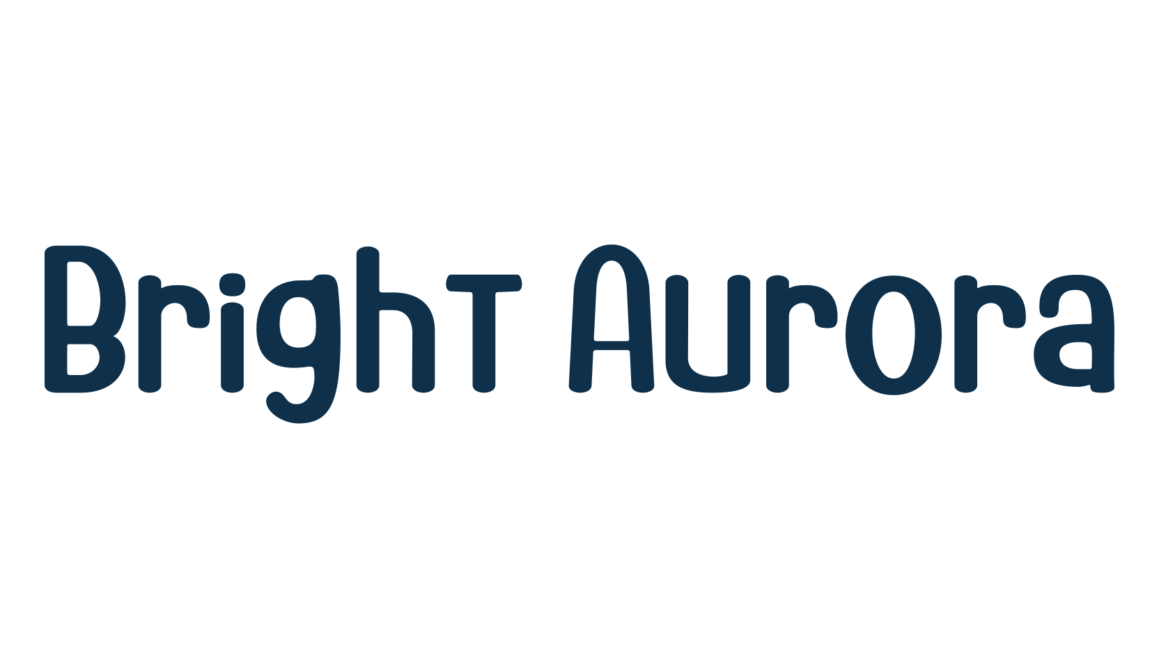 Bright Aurora, cartoon font preview