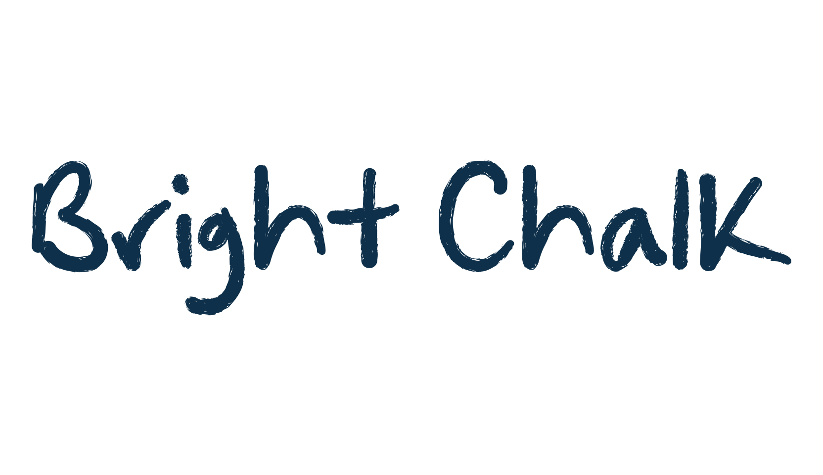 Bright Chalk, script handwritten fancy decorative calligraphy font preview