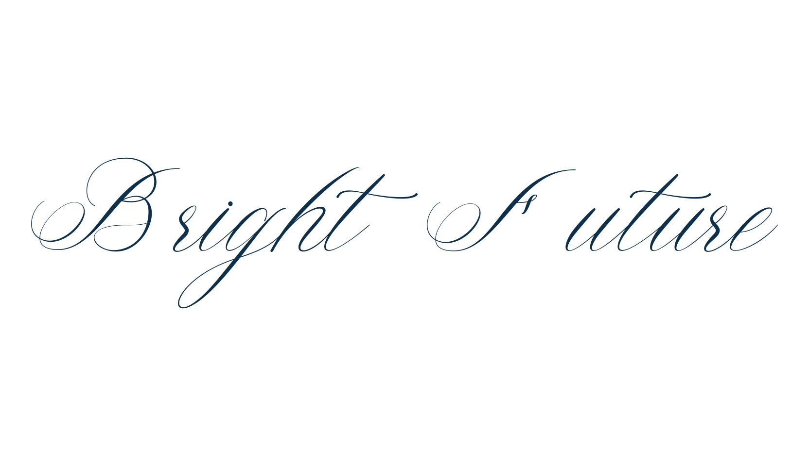 Bright Future (bright-future), calligraphy font preview