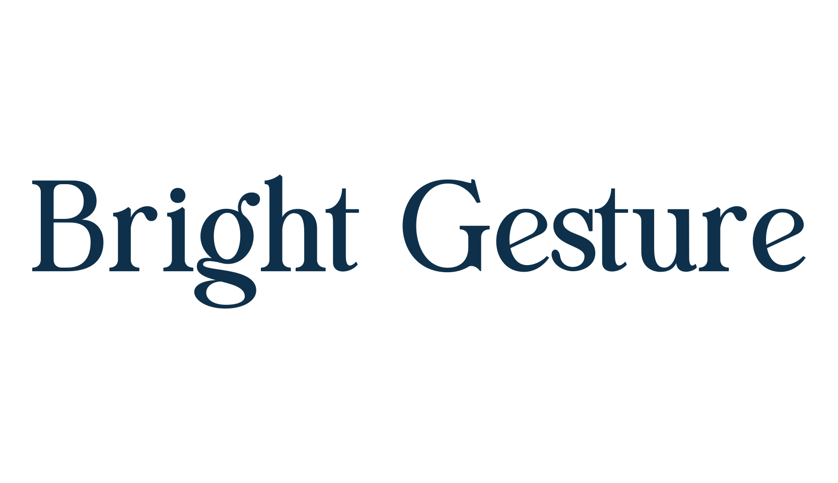 Bright Gesture, serif font preview