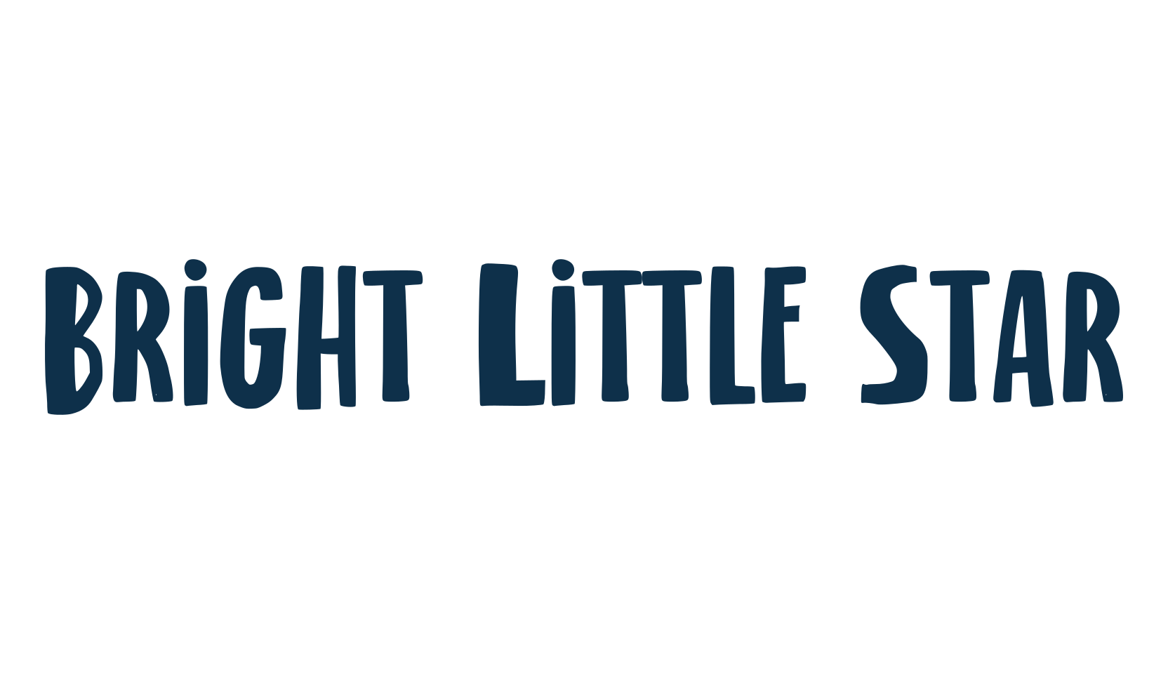 Bright Little Star, fancy cartoon decorative font preview