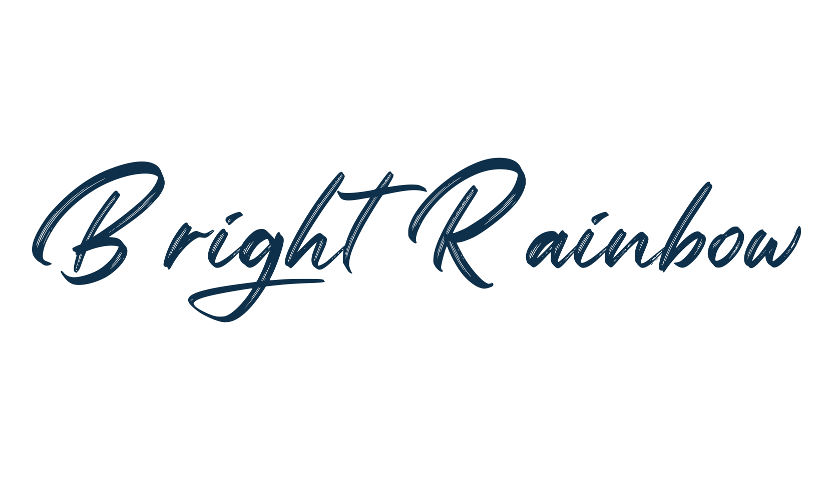Bright Rainbow (bright-rainbow), script brush fancy decorative calligraphy font preview