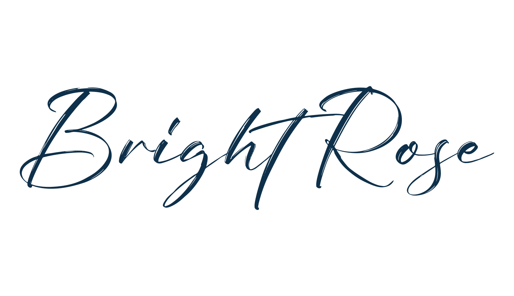 Bright Rose, handwriting font preview