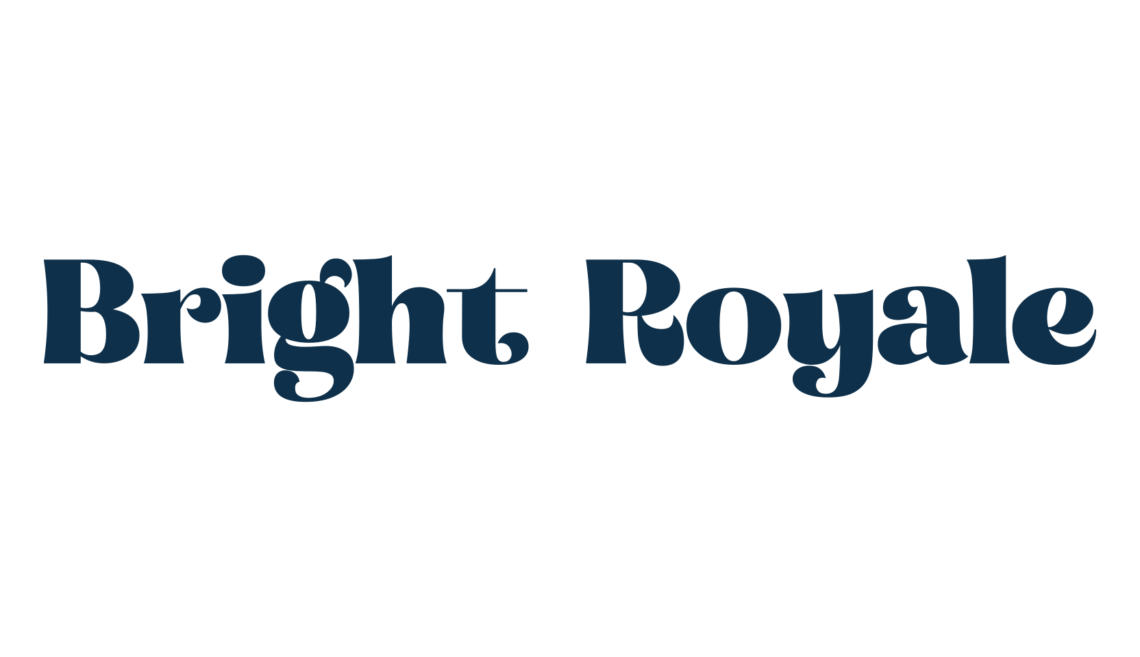 Bright Royale, serif font preview