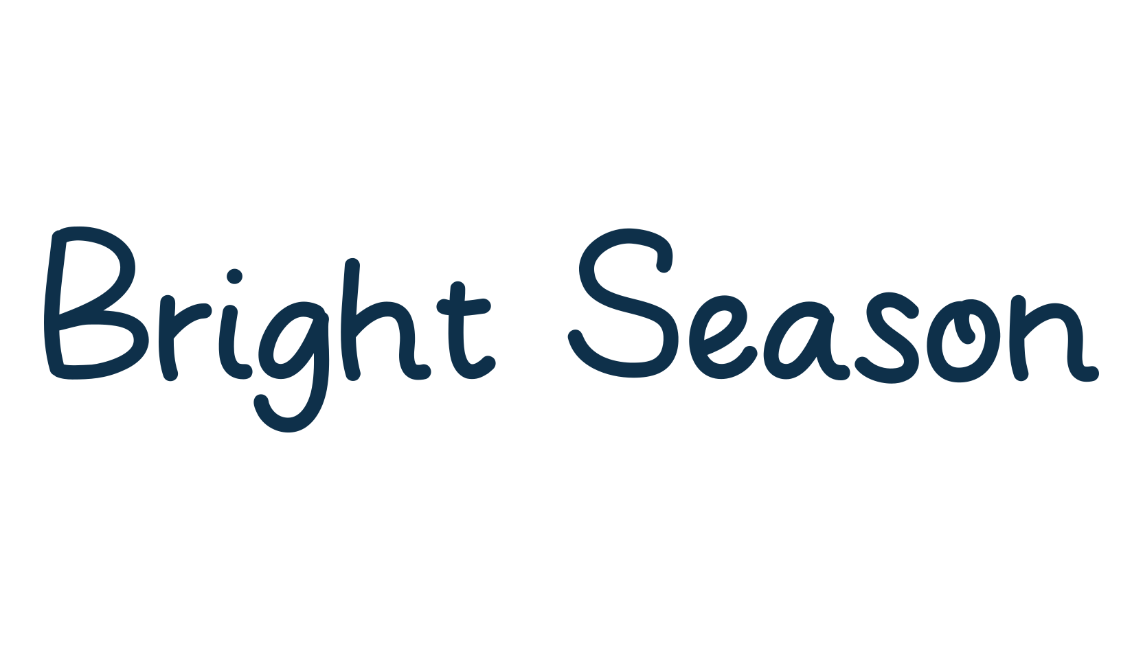 Bright Season, script handwritten fancy decorative calligraphy font preview