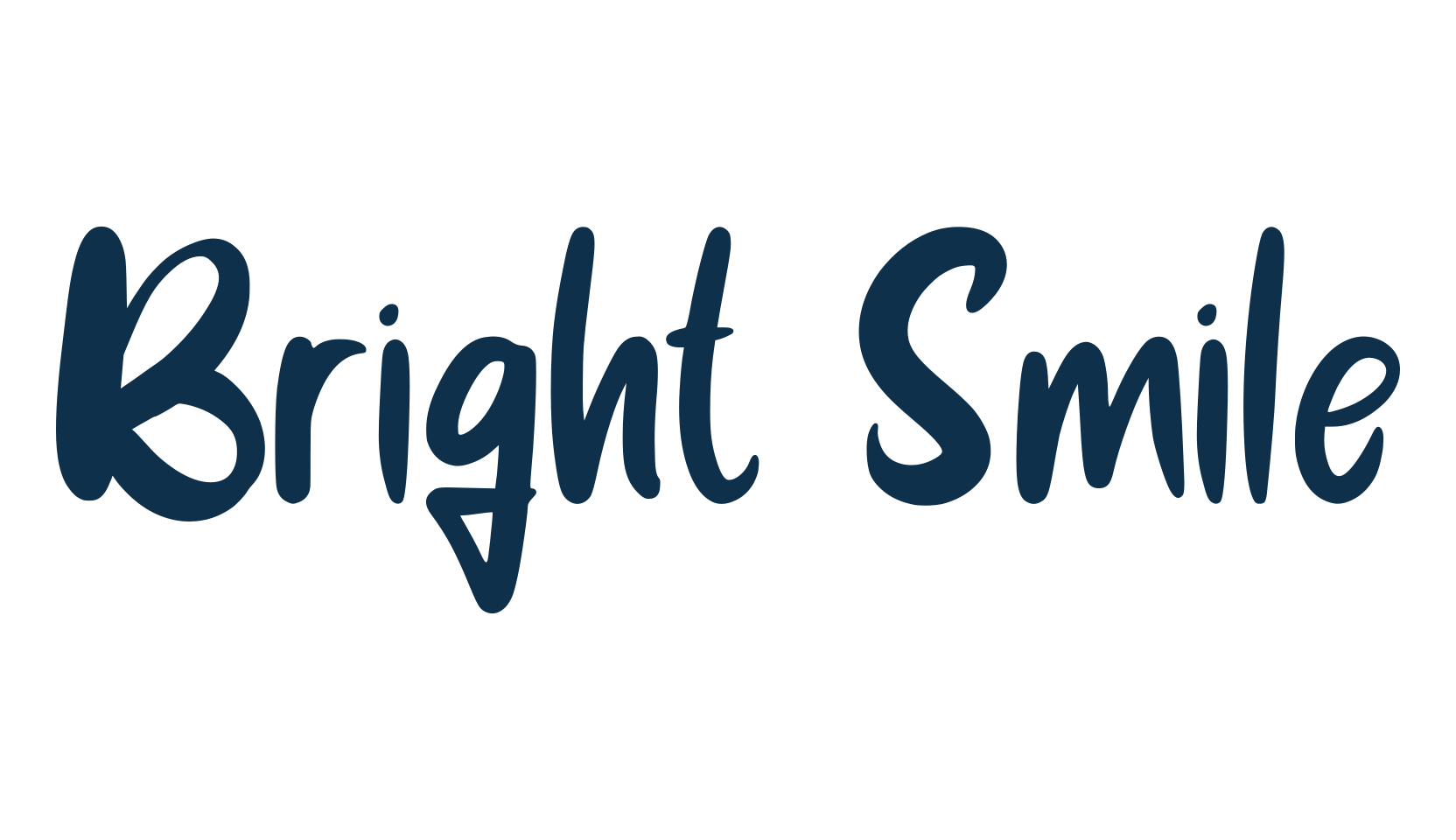 Bright Smile, display market font preview