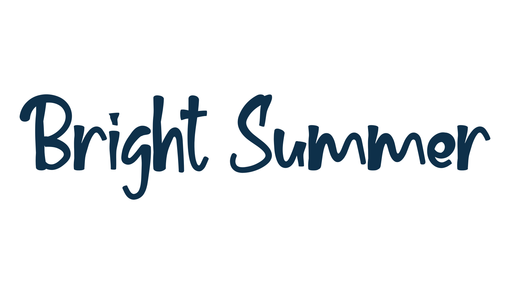 Bright Summer (bright-summer), display market font preview
