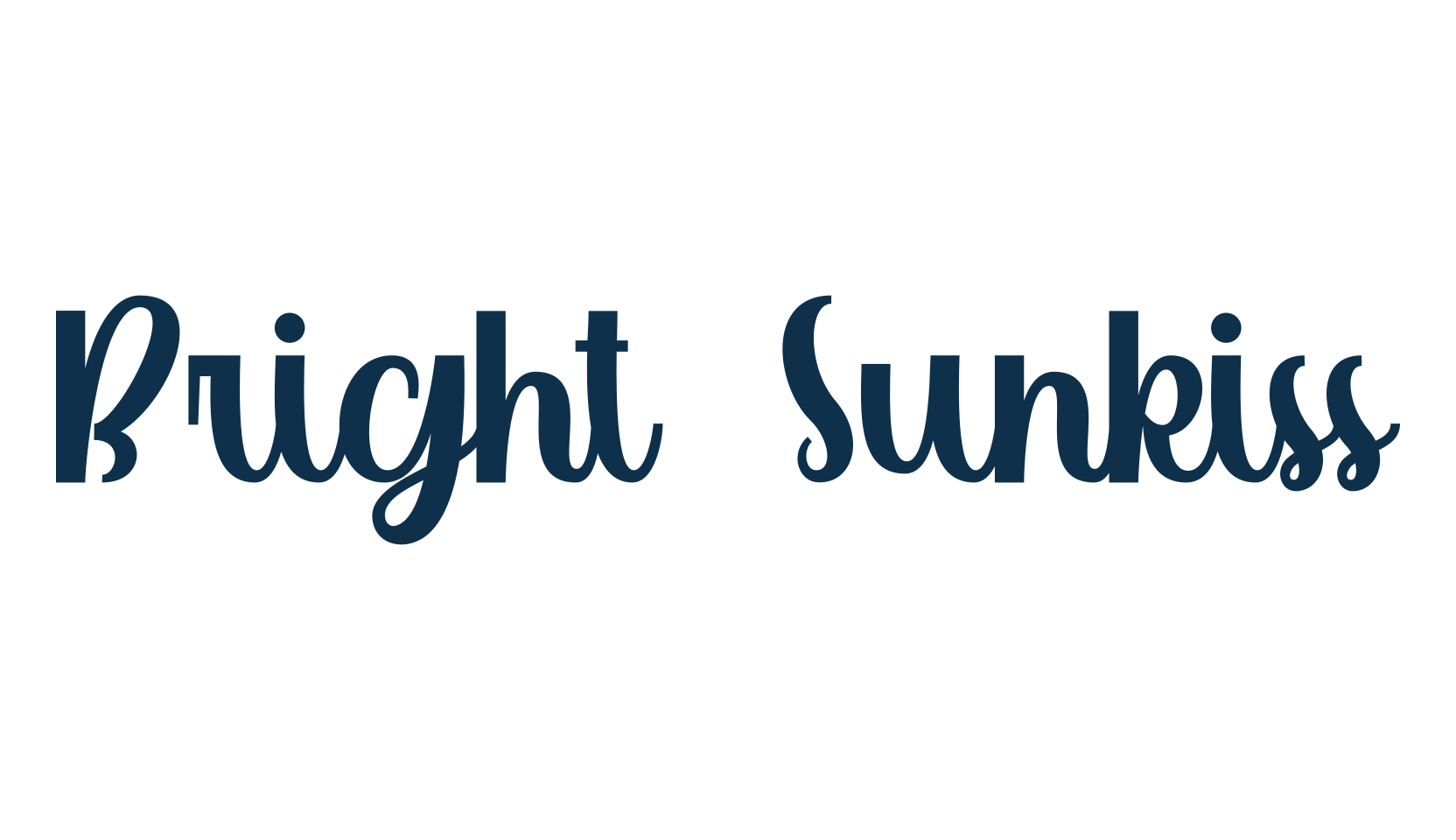 Bright Sunkiss, display market font preview