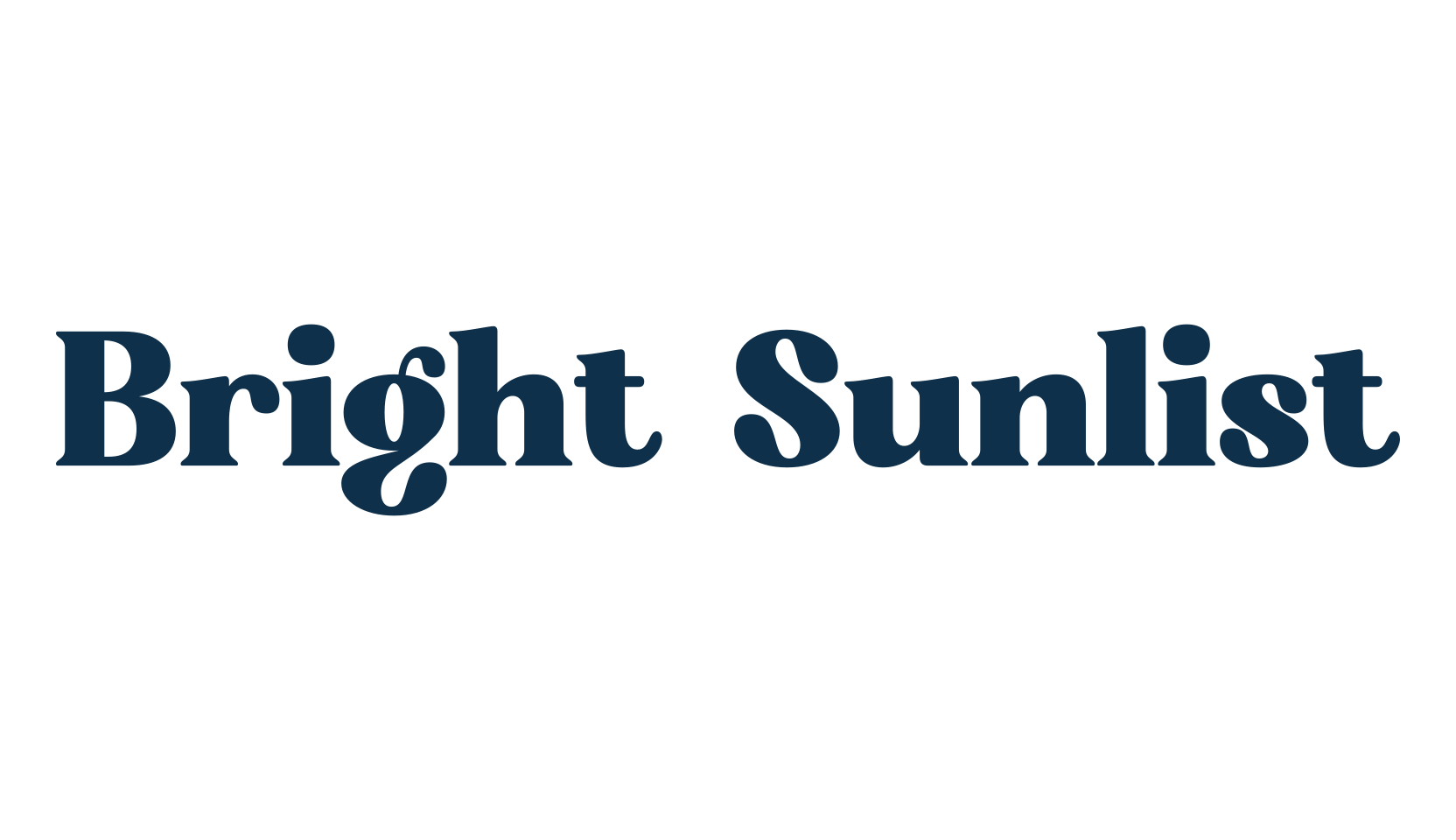 Bright Sunlist, serif font preview
