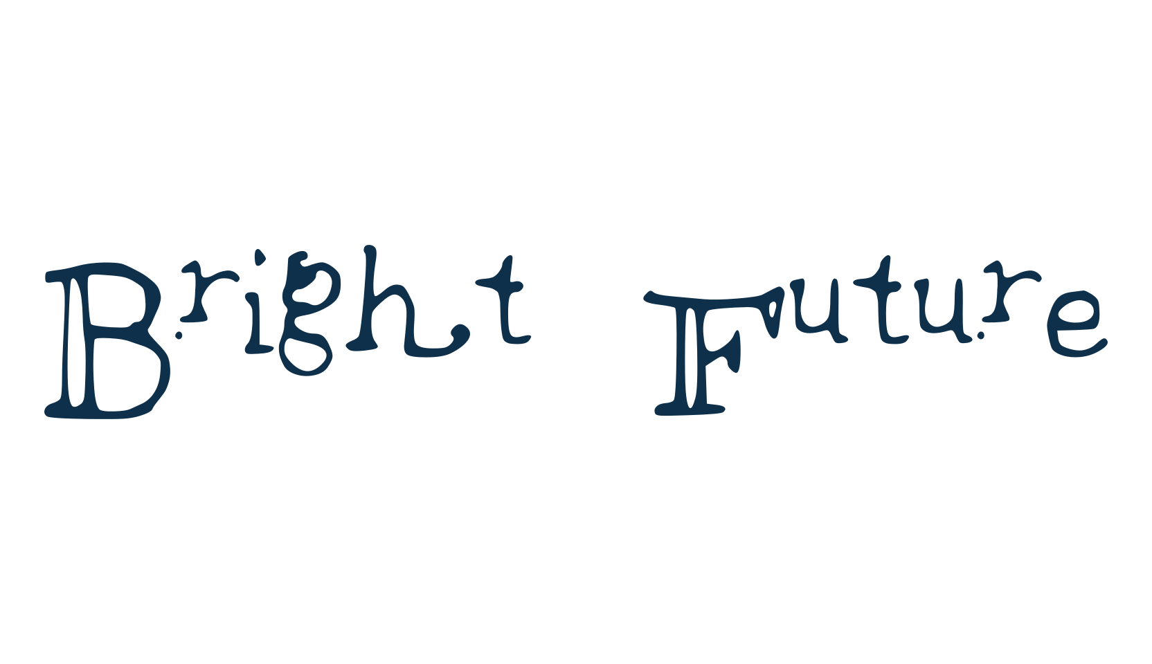 Bright Future, fancy cartoon decorative font preview