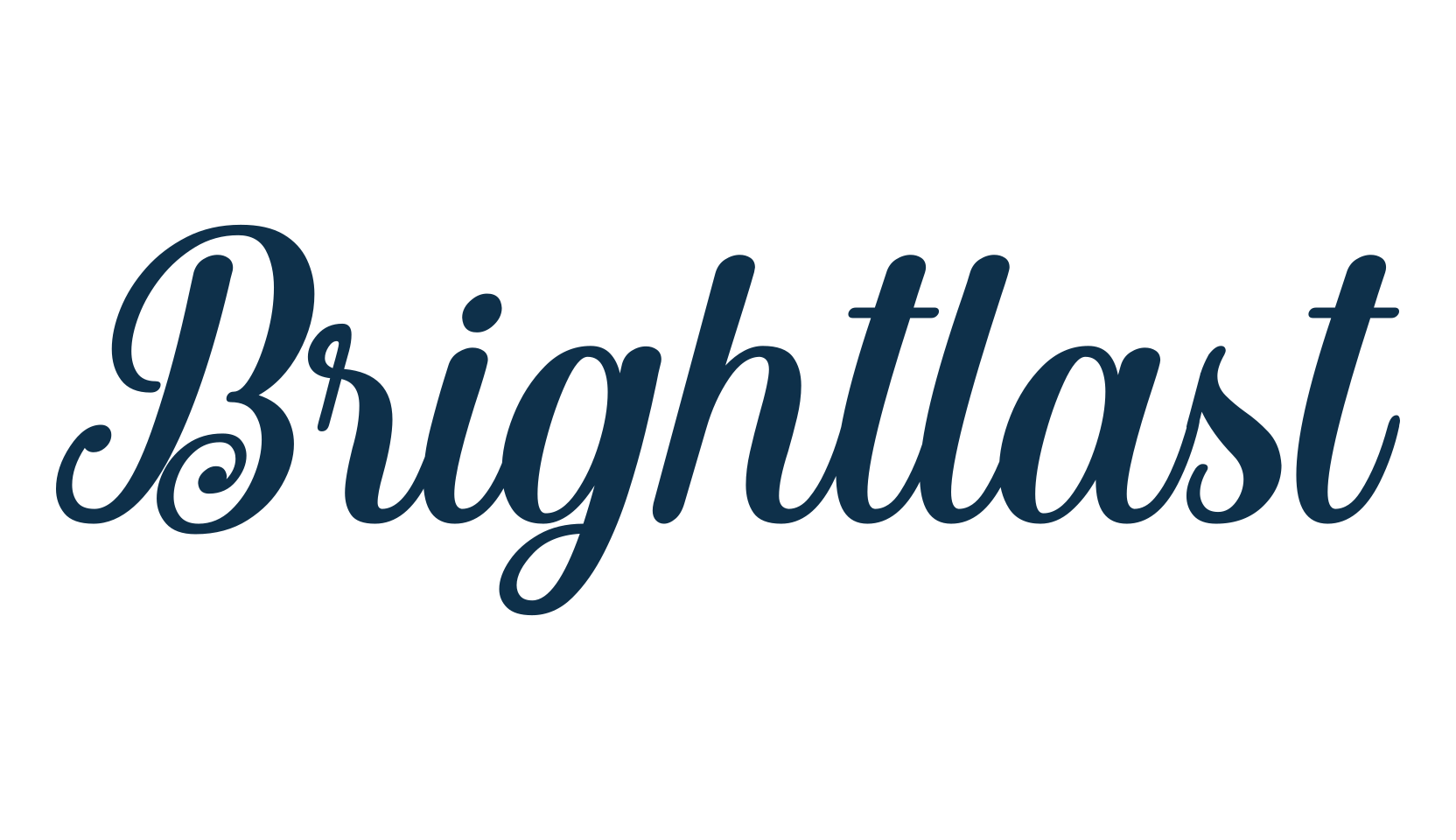Brightlast, old school font preview