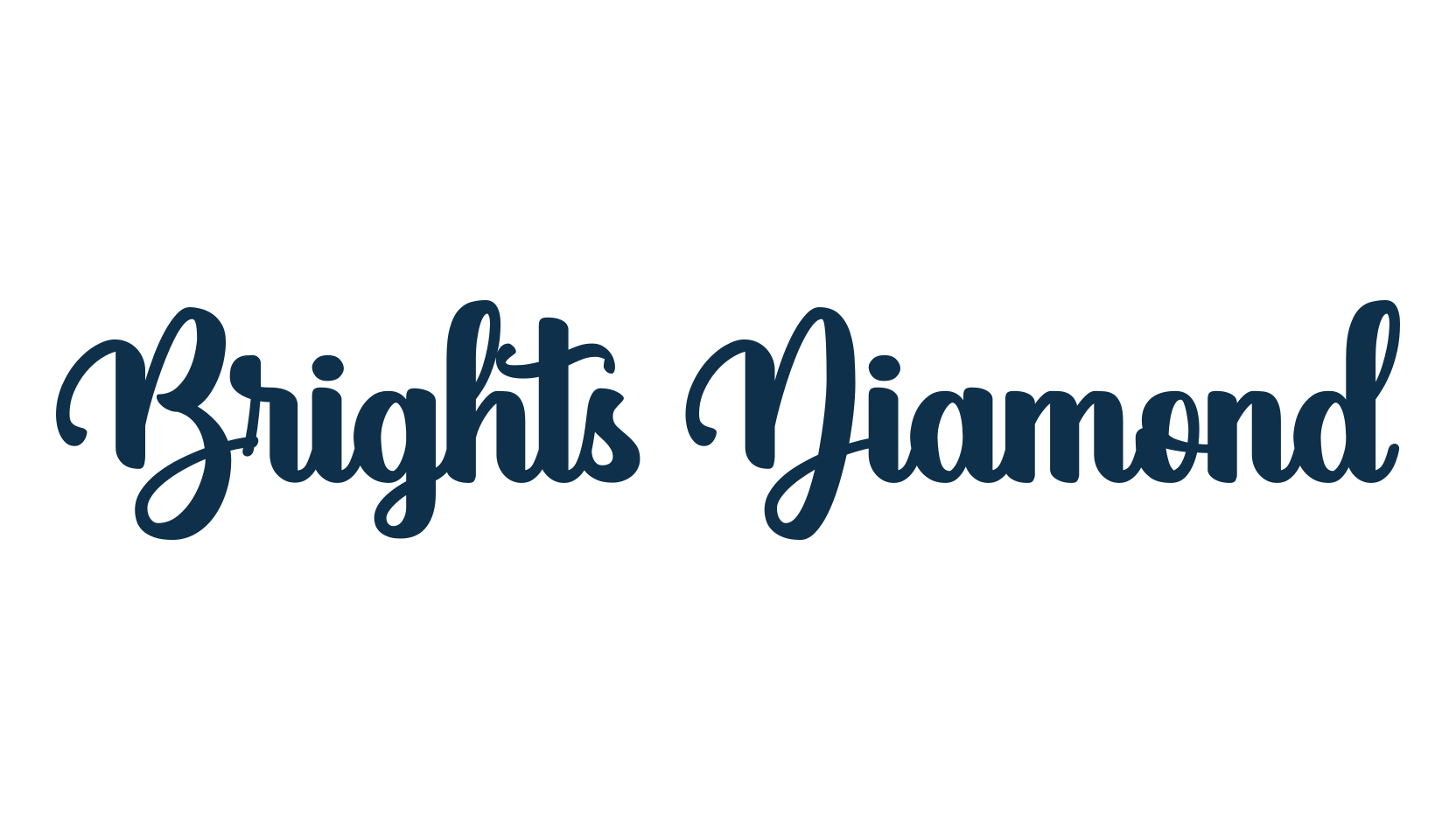 Brights Diamond, various font preview