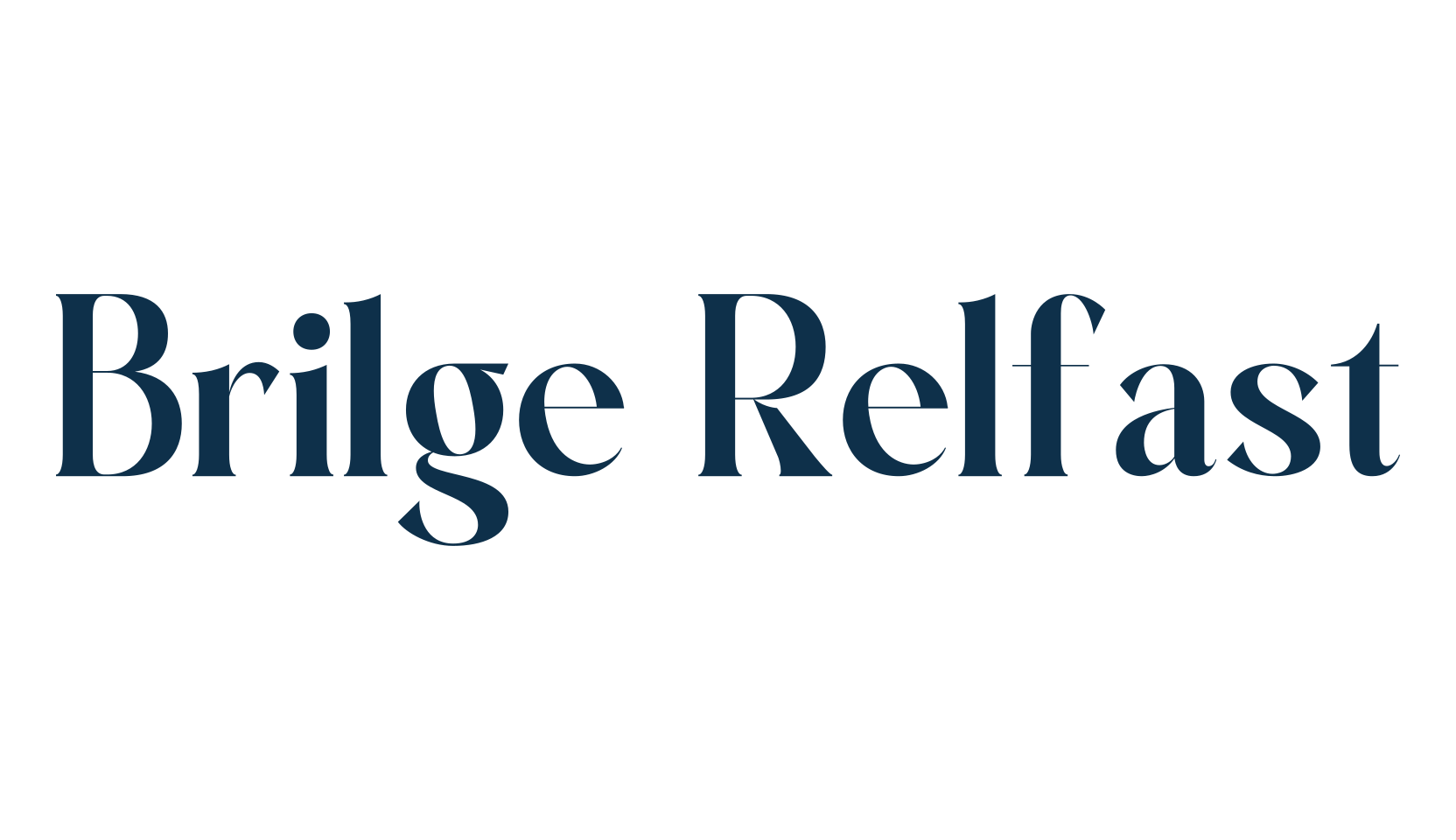 Brilge Relfast, serif font preview