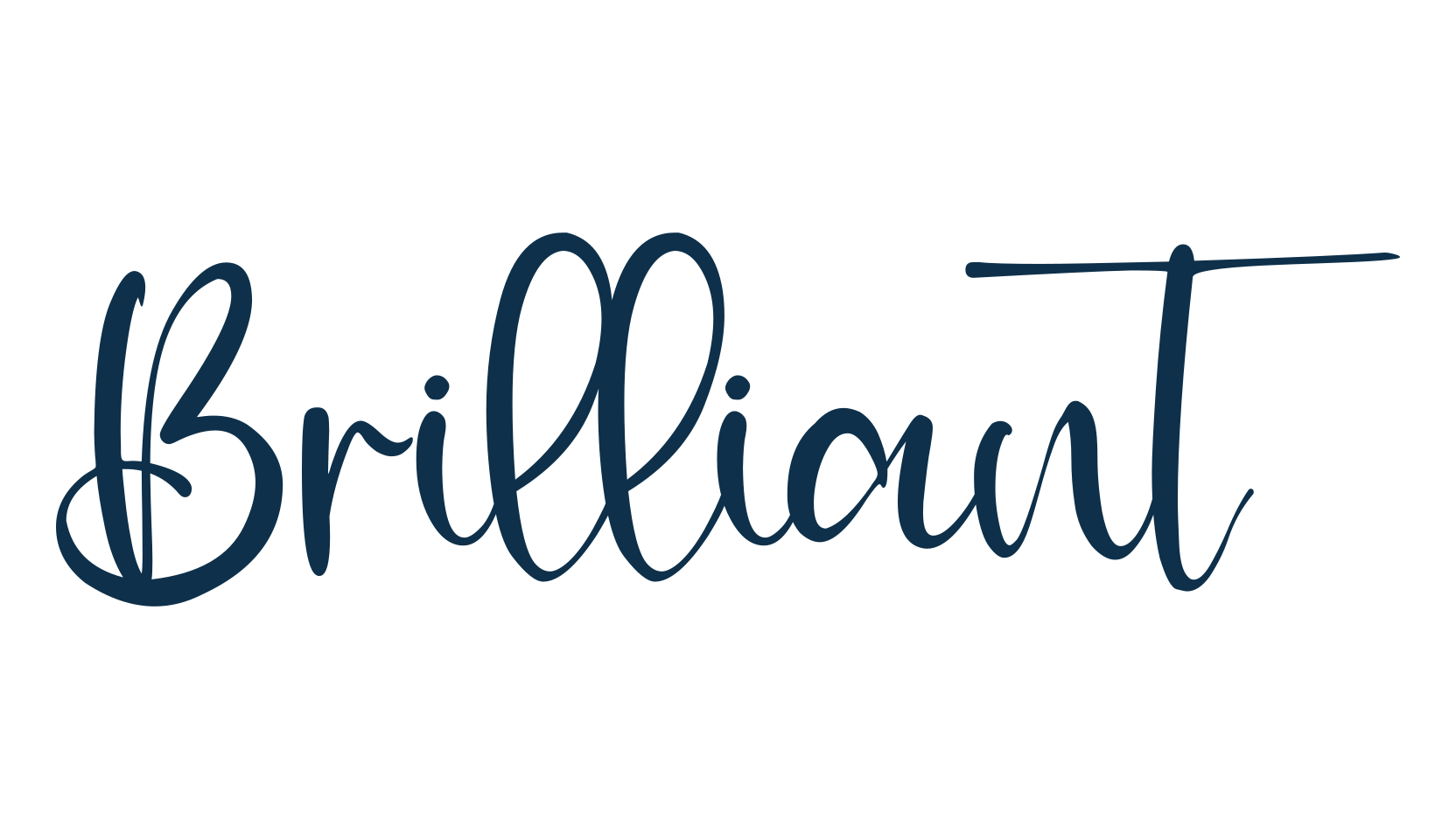 Brilliant (brilliant-4), script handwritten fancy decorative calligraphy font preview