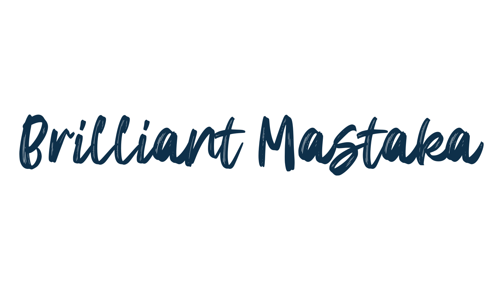 Brilliant Mastaka, script brush fancy decorative calligraphy font preview