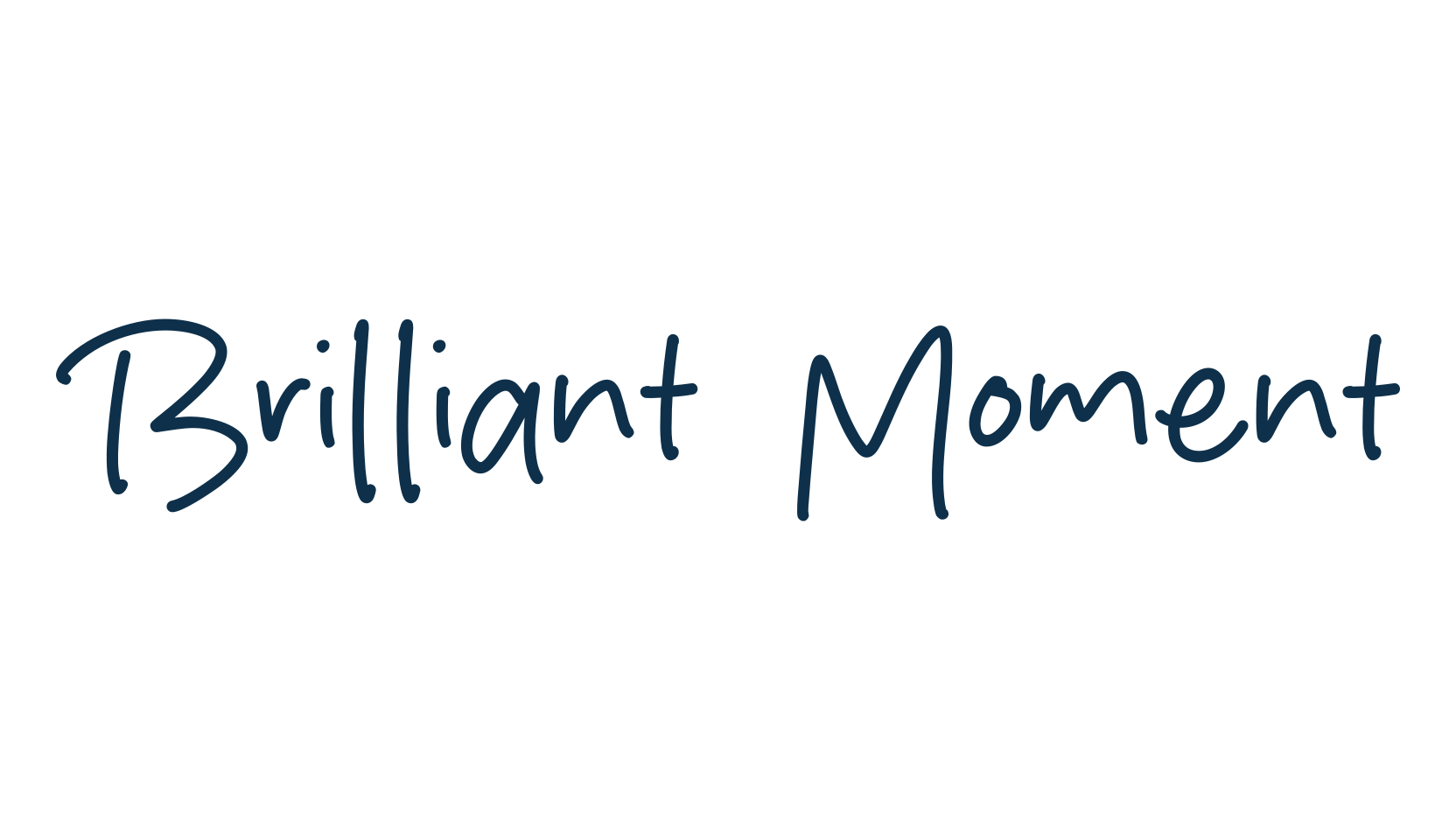 Brilliant Moment, handwriting font preview