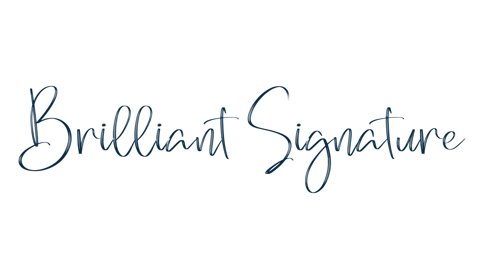 Brilliant Signature (brilliant-signature-4), script handwritten fancy decorative calligraphy font preview