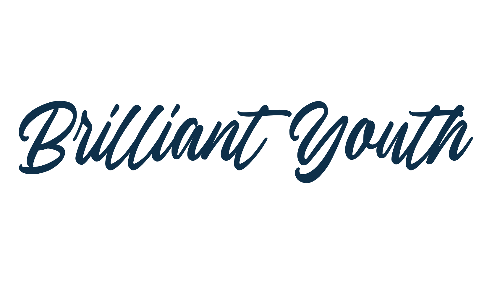 Brilliant Youth, various font preview