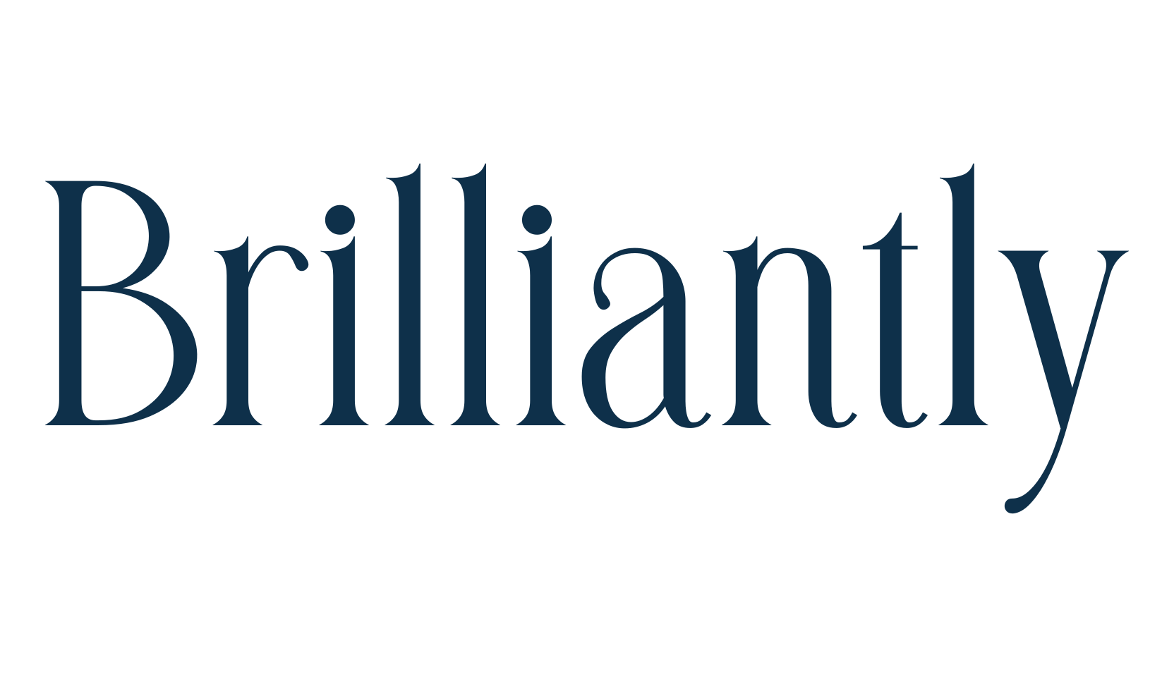 Brilliantly, basic serif font preview