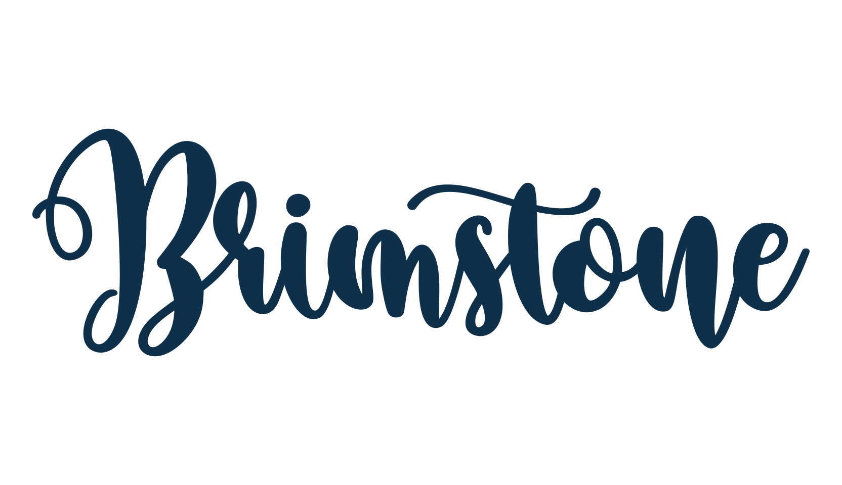 Brimstone, script calligraphy fancy decorative font preview