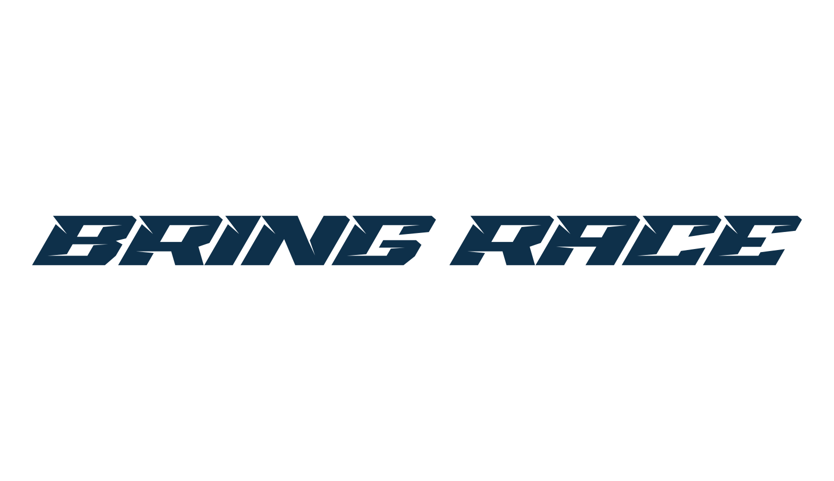 Bring Race, techno sci-fi font preview