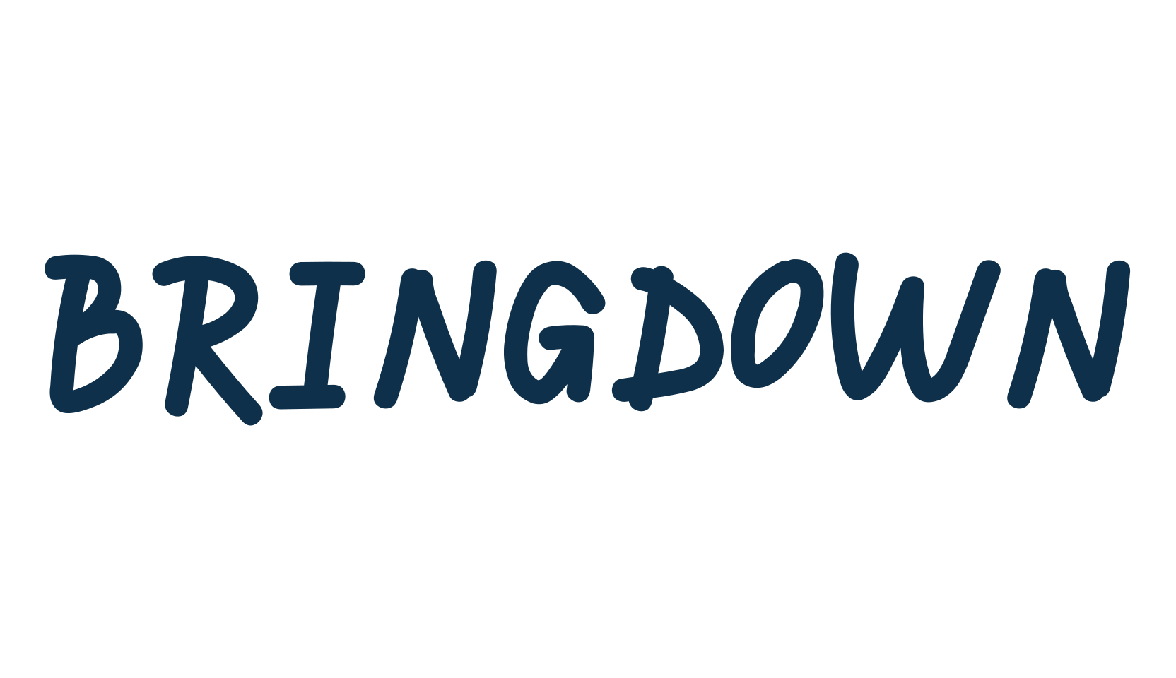 Bringdown, fancy cartoon decorative comic font preview