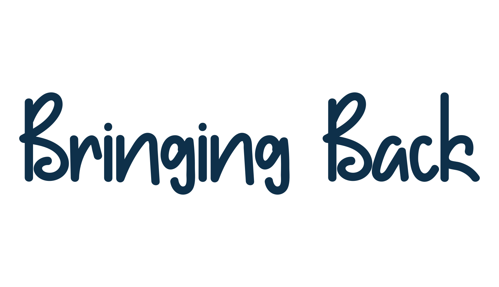 Bringing Back, fancy decorative font preview