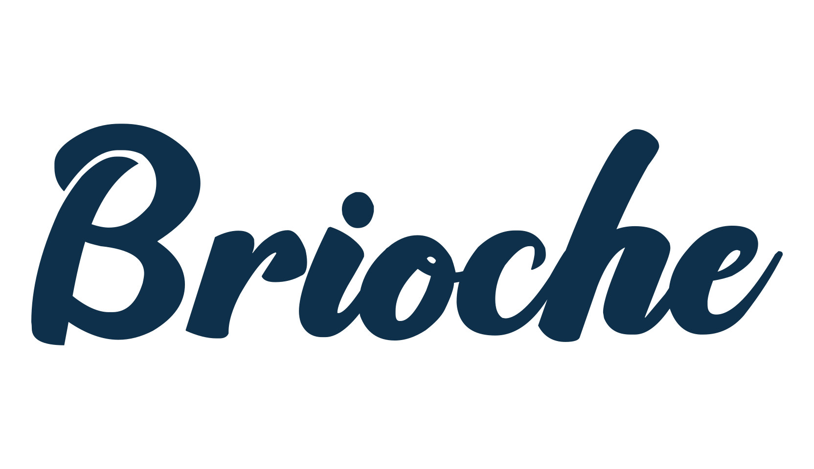 Brioche (brioche), fancy various decorative script calligraphy font preview