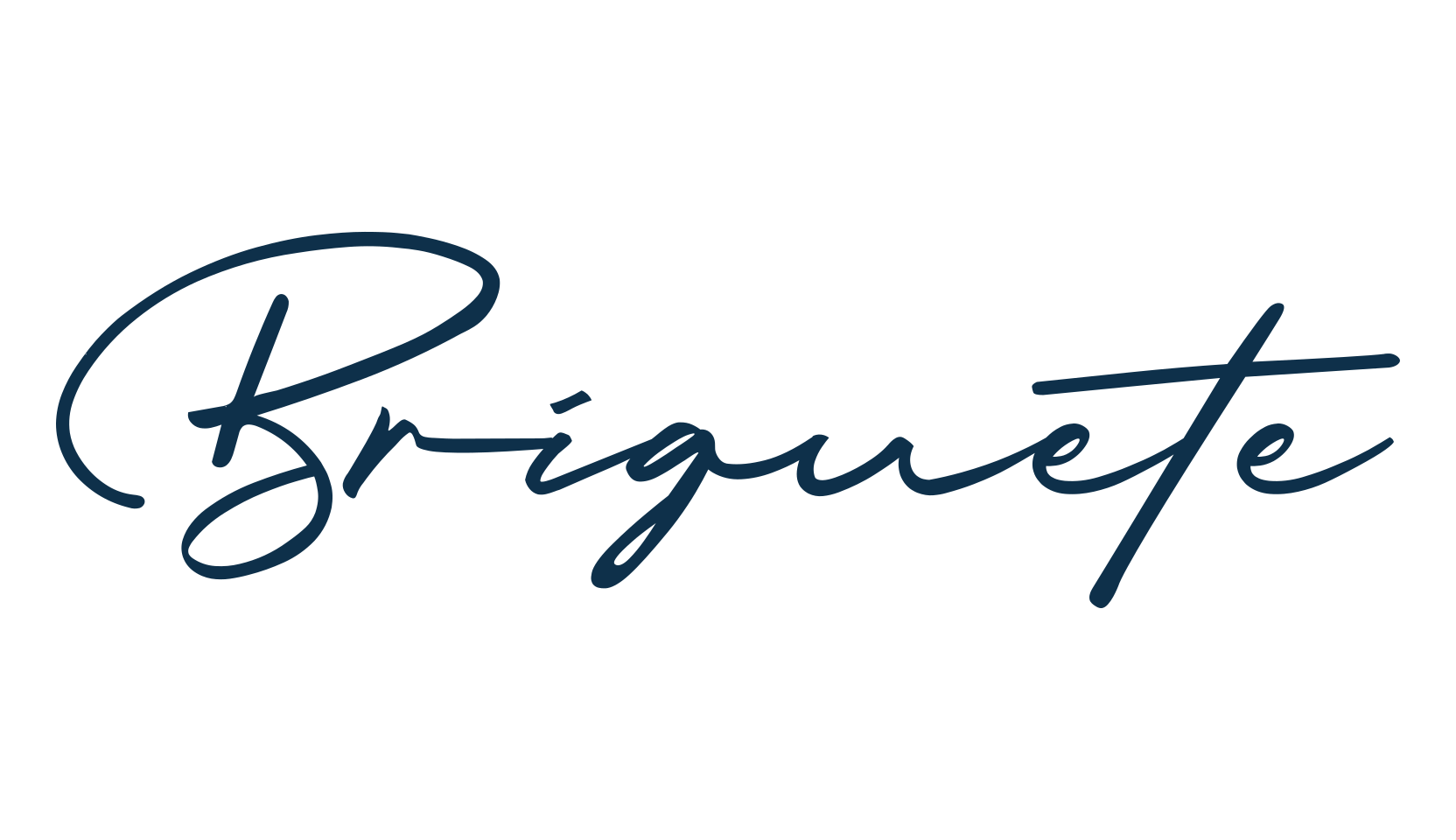 Briquete, handwriting font preview